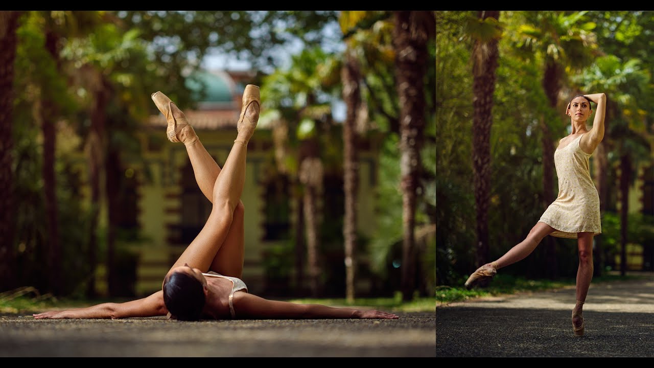 Behind the scenes ballerina photoshoot