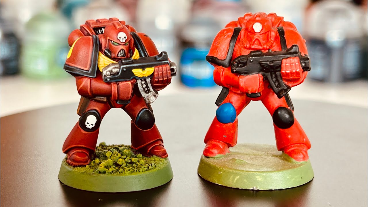 Painting retro space marines