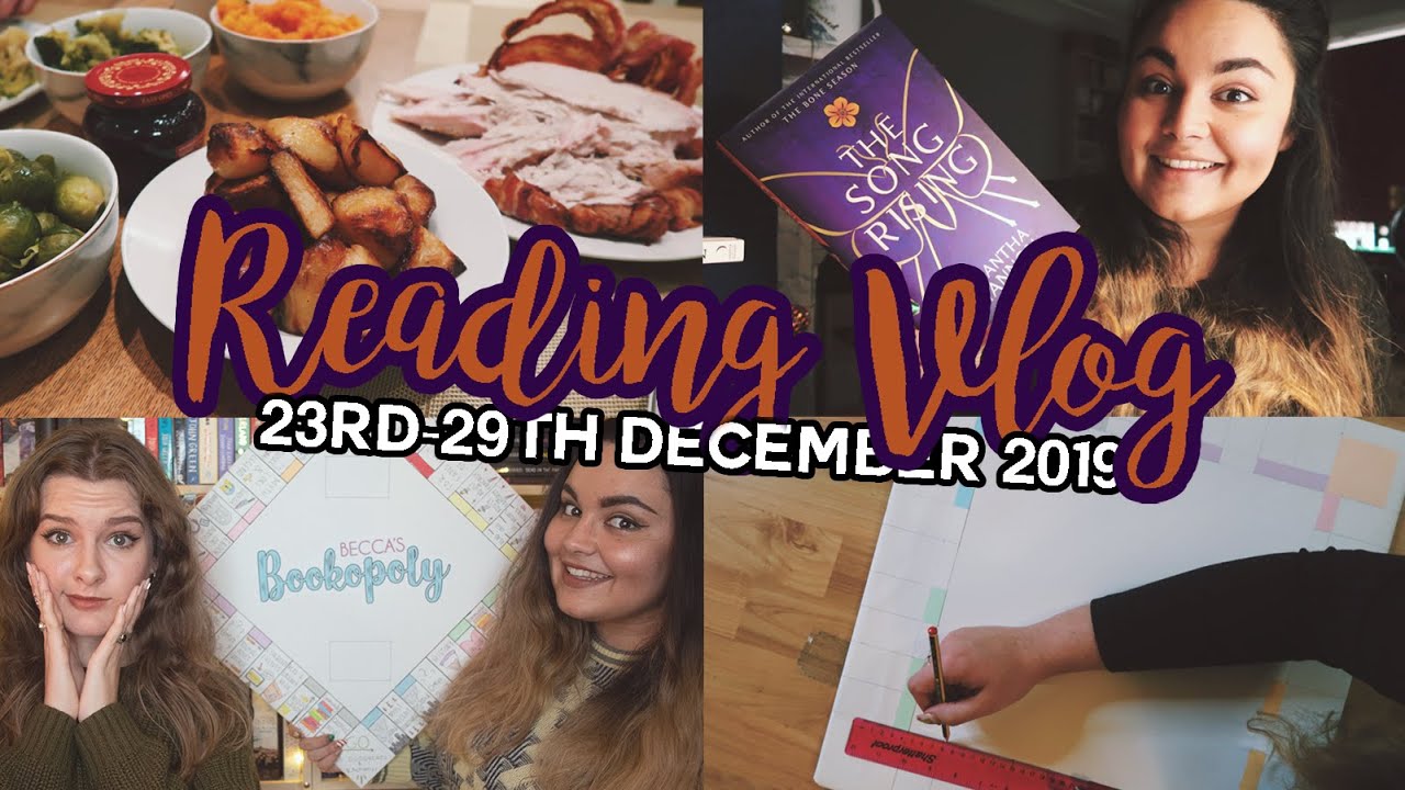Creating Bookopoly Board 2.0, New iMac & Christmas ft. A Frolic Through Fiction // READING VLOG #73