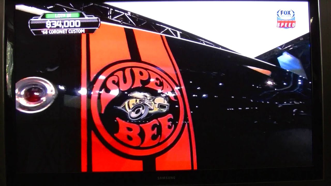 1968 super bee selling at Barrett Jackson