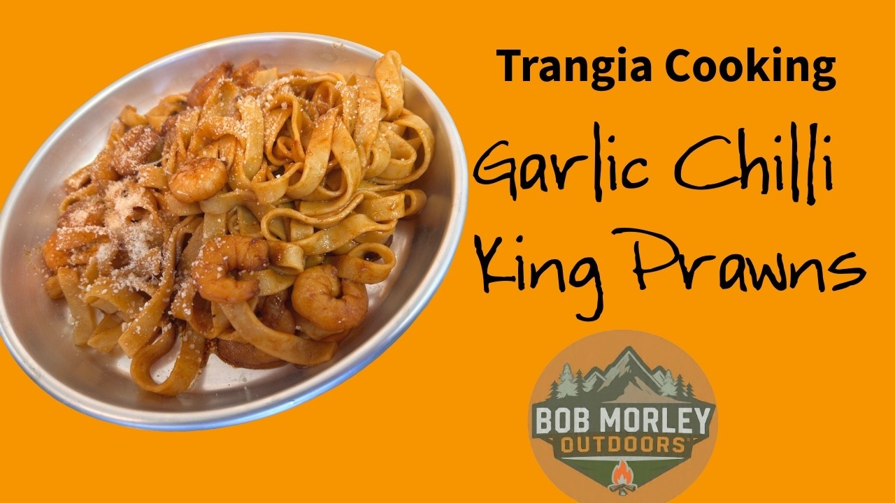 Garlic Chilli King Prawns on the Trangia 27