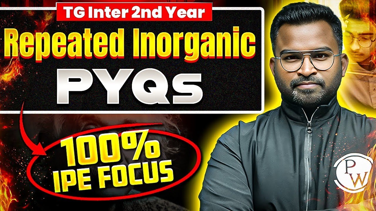 Repeated Inorganic | Chemistry | TG Inter 2nd Year IPE 2026 | Board Focus