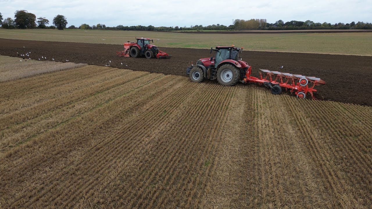 FULL DAYS PLOUGHING! PLANTING WINTER BARLEY!