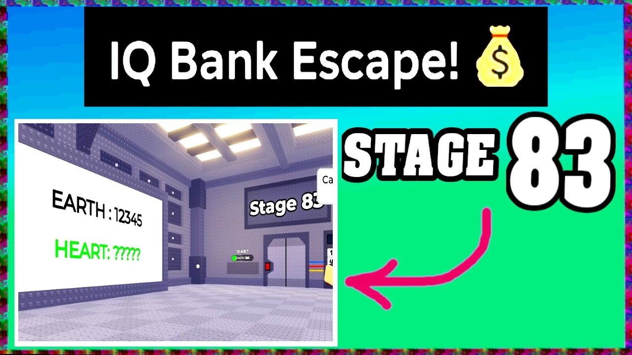 STAGE 83 IQ BANK ESCAPE Walkthrough [Full Guide English] 💰(How To Escape Stage 83 in Iq Bank Escape)