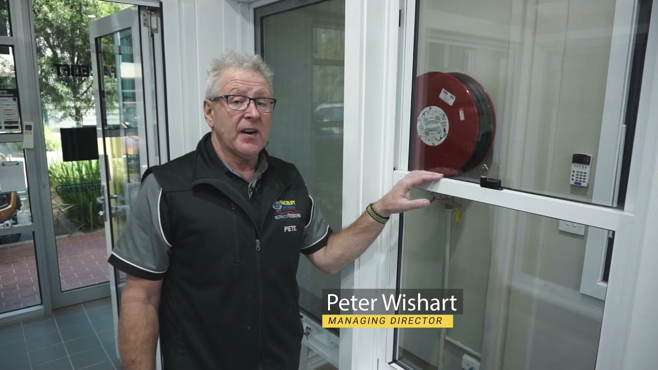 ALUMINIUM DOUBLE HUNG DOUBLE GLAZED WINDOW.