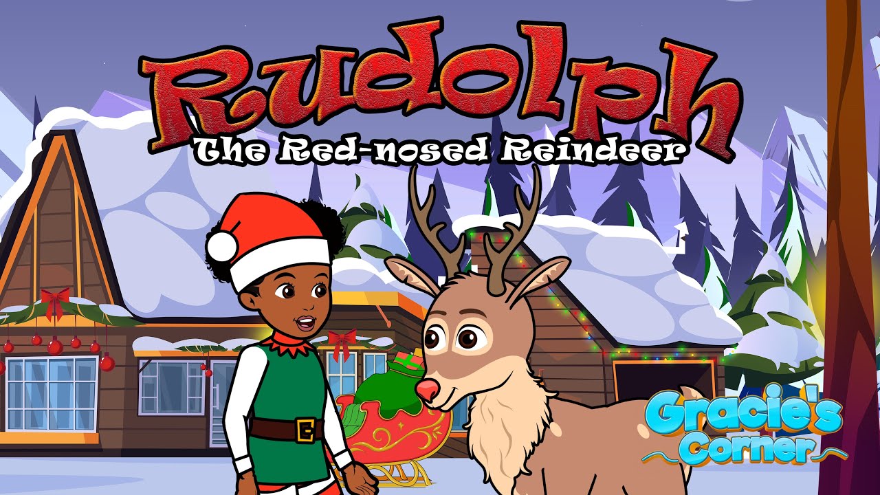 Rudolph the Red Nosed Reindeer | Gracie’s Corner Christmas Song | Nursery Rhymes + Kids Songs