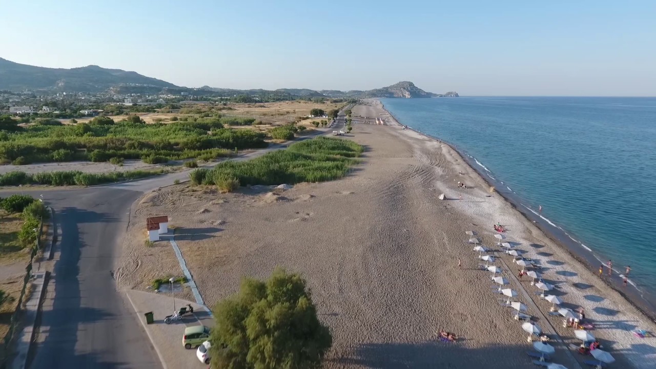Afantou and the beautifull beach  in  4K