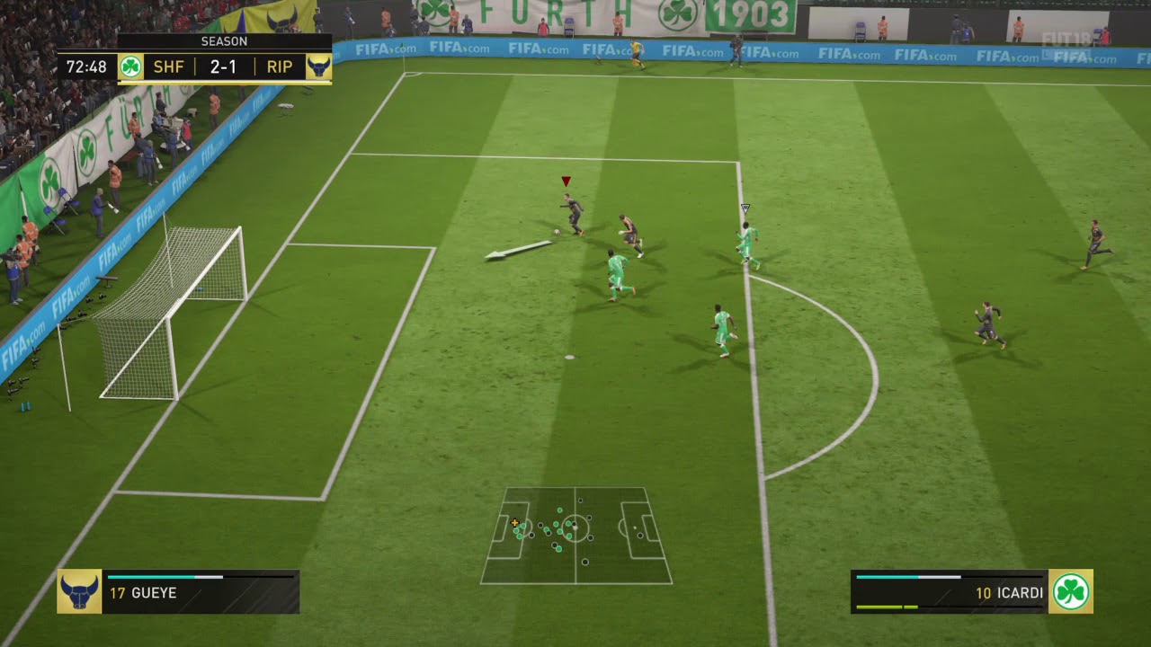 FIFA 18 - FUT - Mauro Icardi dances around TOTY De Gea