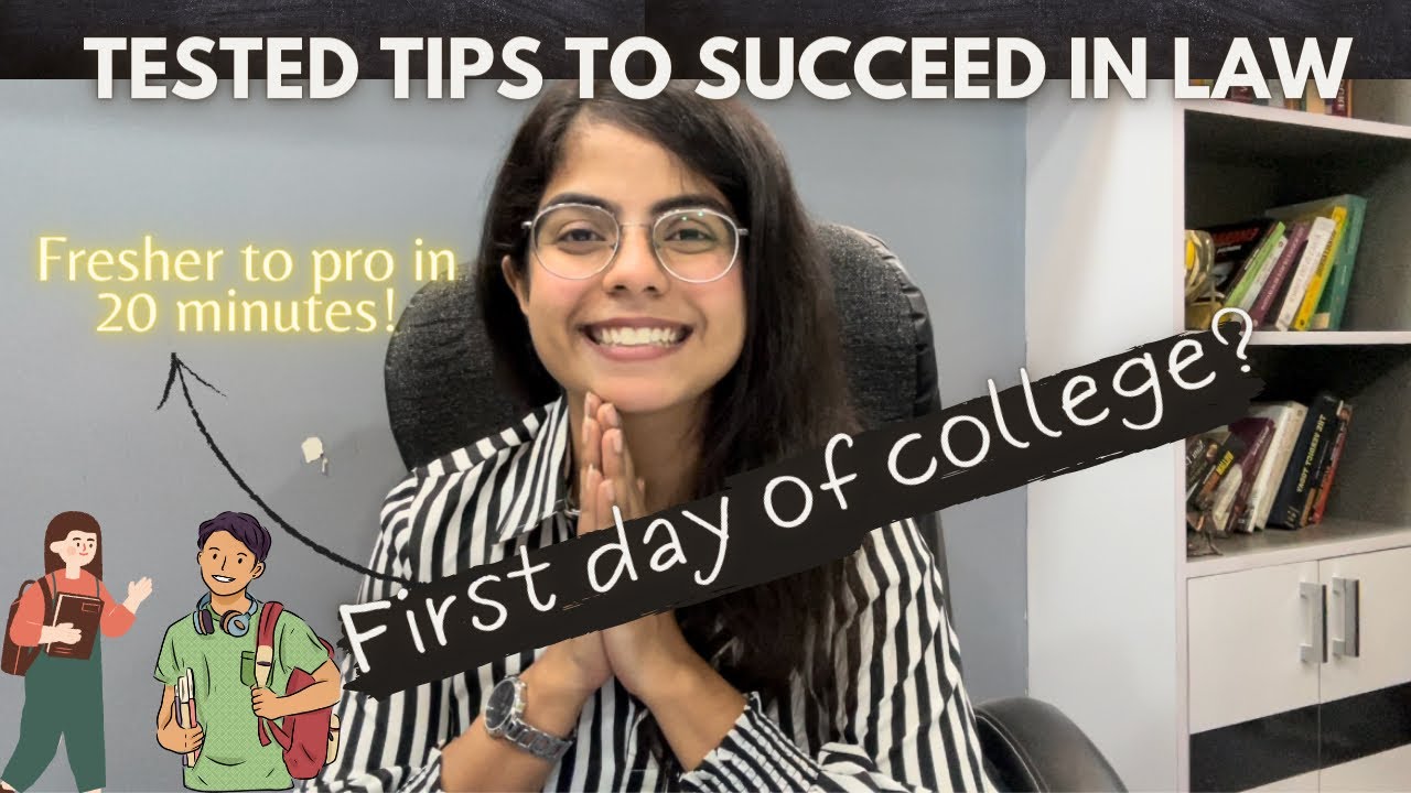 ROADMAP FOR FIRST YEAR LAW STUDENTS| Law Freshers| What to do in law College?