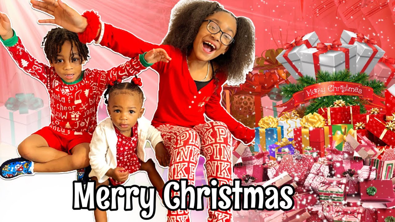 The Kids Opening Their Christmas Gifts!! Merry Christmas!!