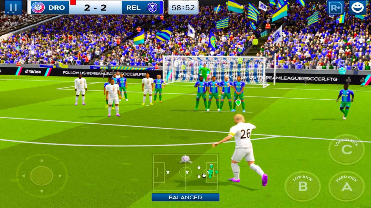 Dream League Soccer 26 - Тестирование новых схем 4-1-2-1-2 Отлично!