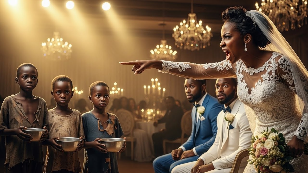 Les enfants du milliardaire se déguisent en mendiants au mariage de leur père pour tester sa fiancée