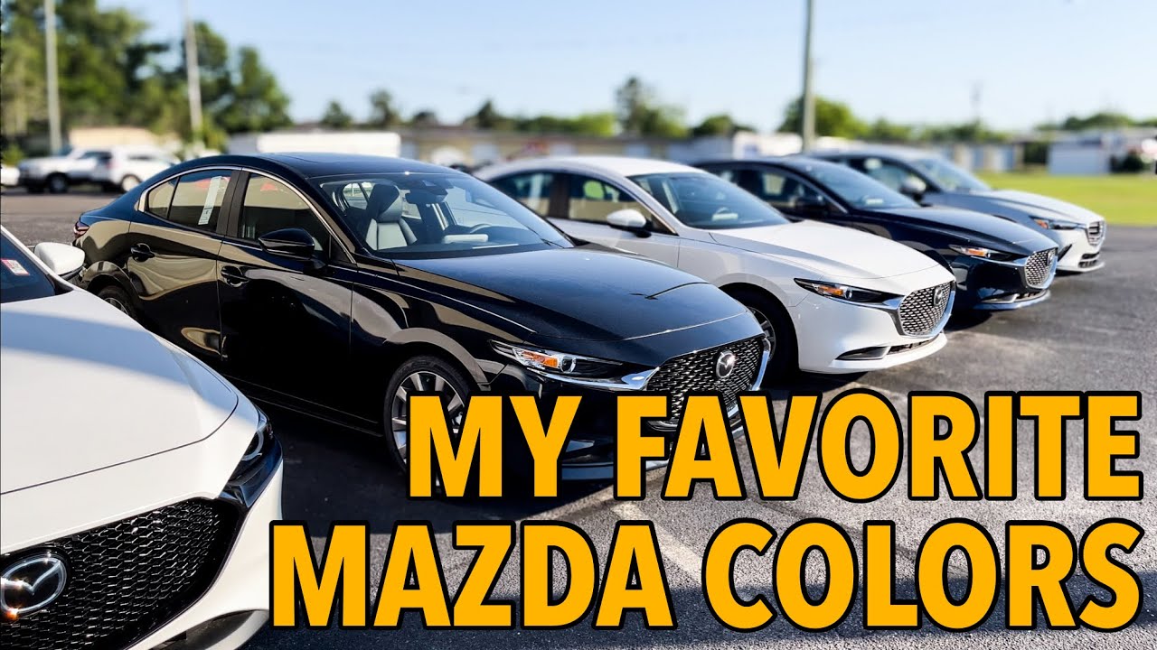 Обратный отсчёт цветов Mazda | Я составил рейтинг всех цветов кузова Mazda, доступных в 2021 году