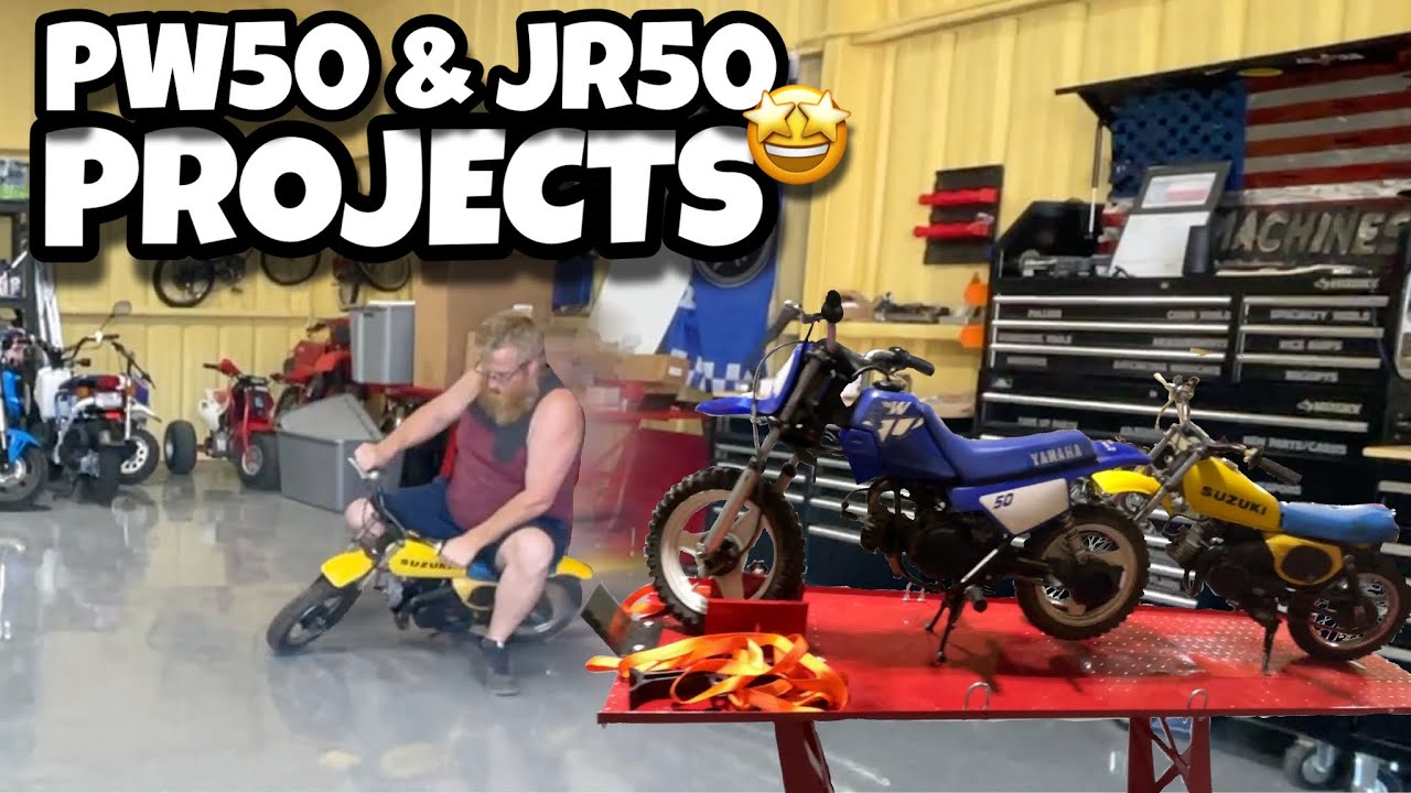 Проекты JR50 и PW50 | Yamaha PW50 Suzuki JR50
