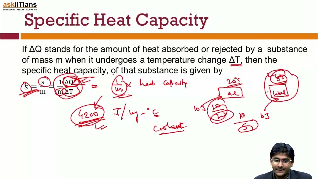 Specific Heat Capacity,Calorimetry|Lecture-2|Thermal Properties of Matter|Physics|Grade- 11|JEE|NEET