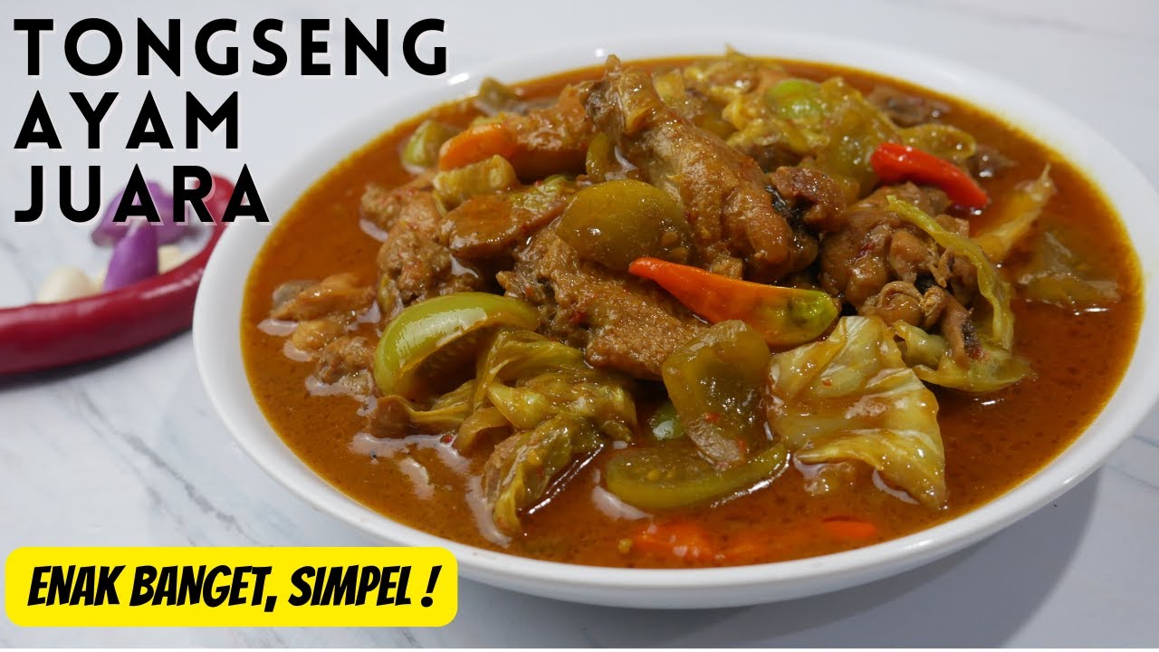 RESEP TONGSENG AYAM ENAK MUDAH BIKINNYA, KELUARGA HAPPY ! -  By Tomafery Cooking !