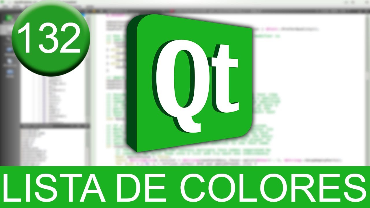 Tutorial QtCreator - Lista de colores (QImage, QPixmap, QIcon, QPainter)