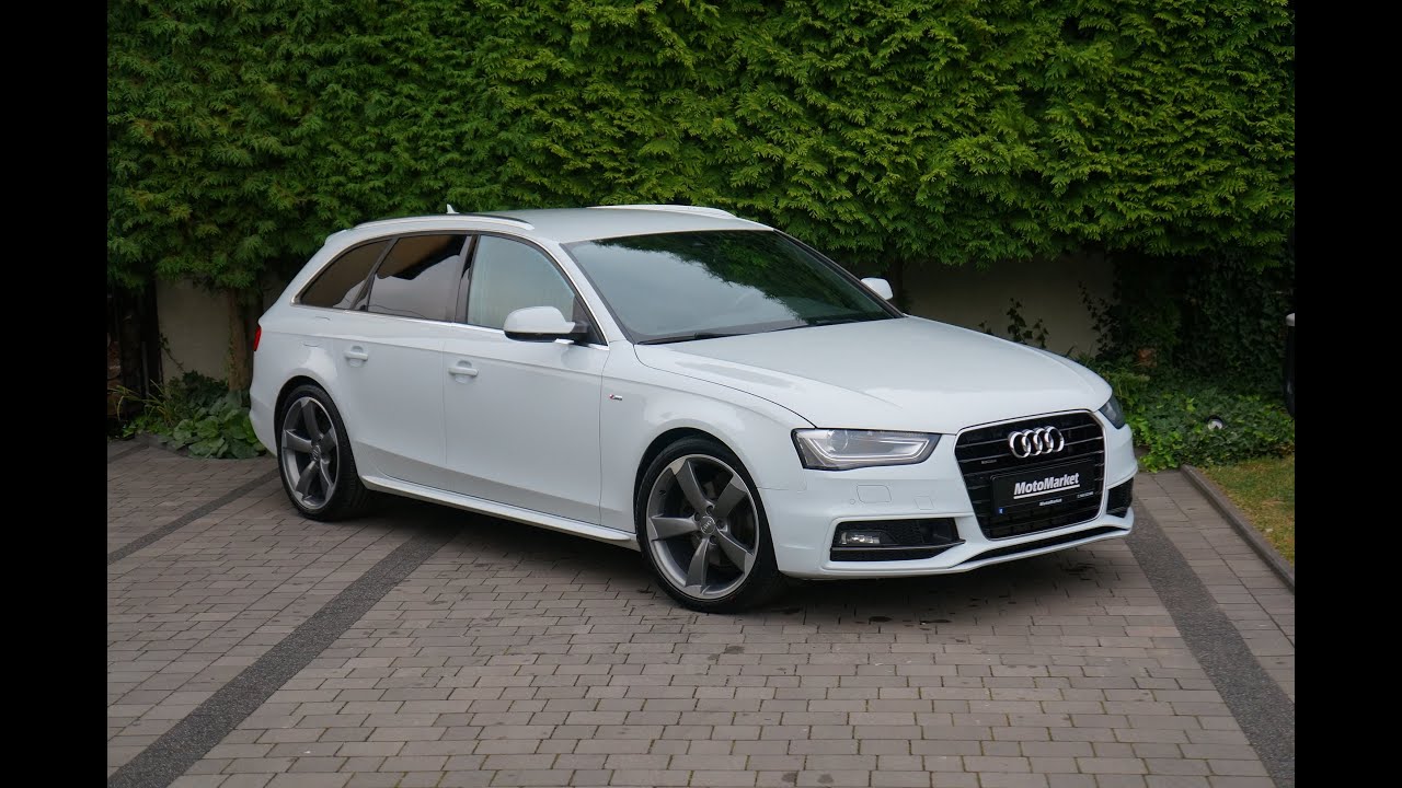AUDI A4 AVANT 2.0 TDI 177 KM QUATTRO S-tronic S-line, Biała perła, Rotor 19