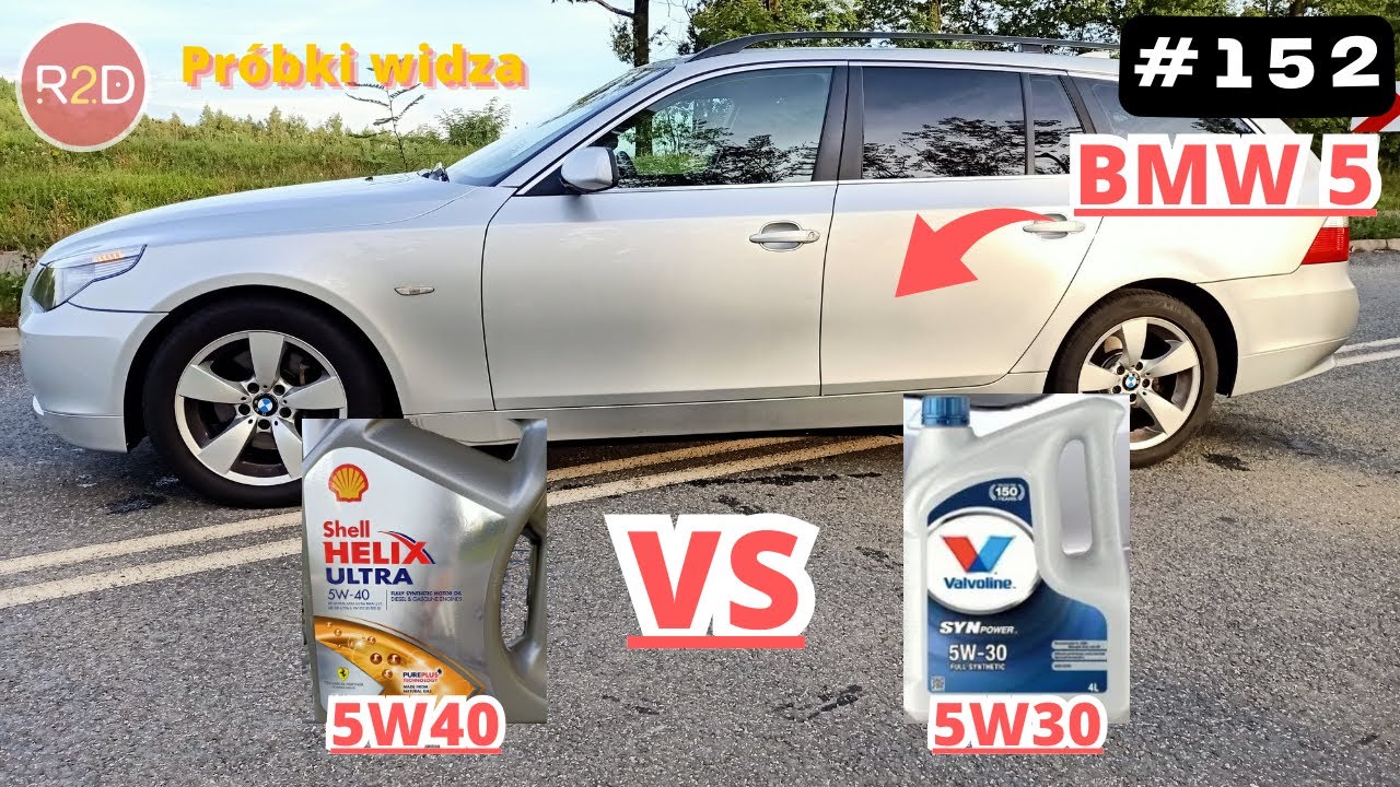 Shell Helix Ultra czy Valvoline? 5W30 czy 5W40? BMW E61, przebieg 10-12k km, dwa etapy badań #152
