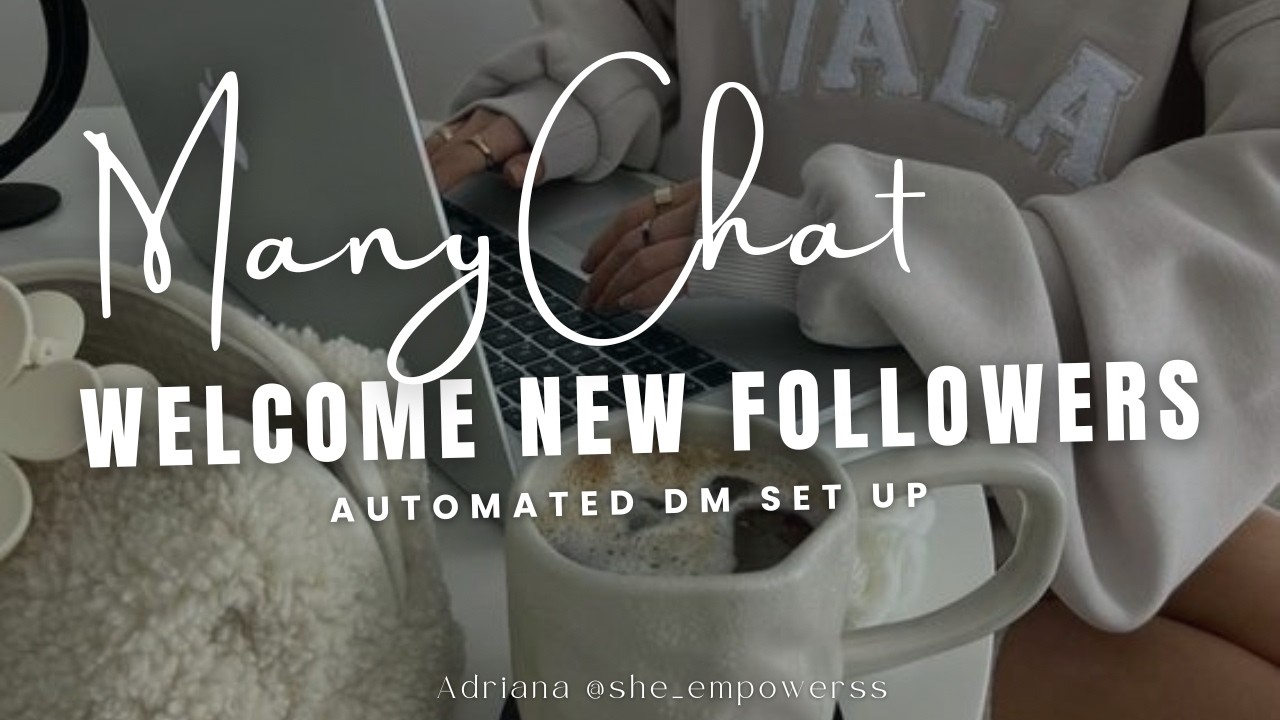 How to set up your ManyChat automation for new followers (FREE)