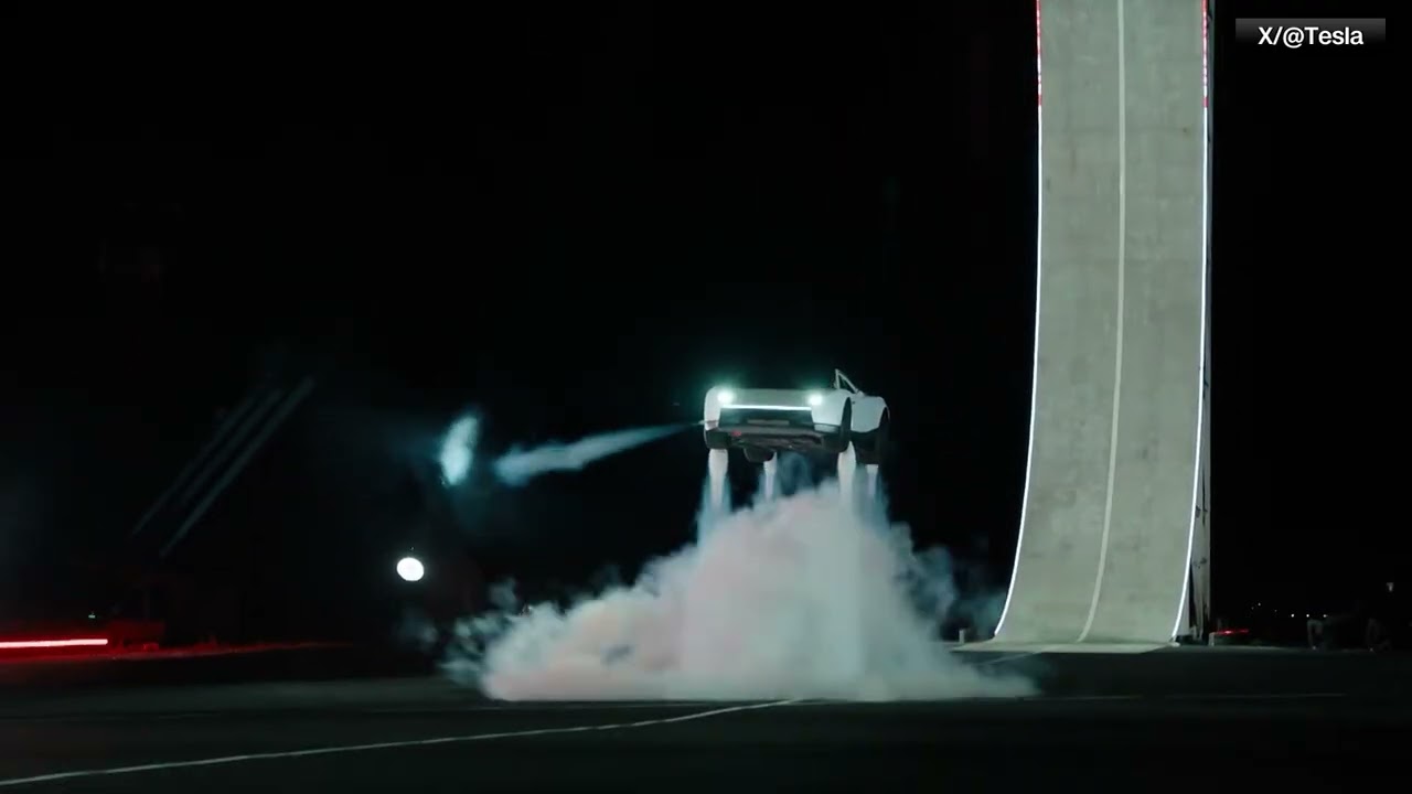 Tesla unveils flying car