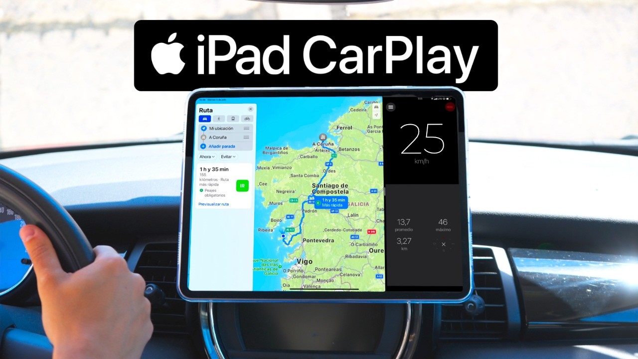 Мой iPad на экране CarPlay ✅ Это так просто!