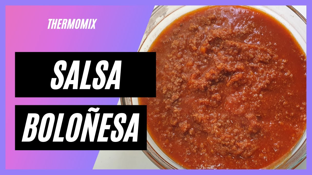 👍SALSA BOLOÑESA👍 con thermomix #boloñesa #thermomix #lasaña #salsa boloñesa