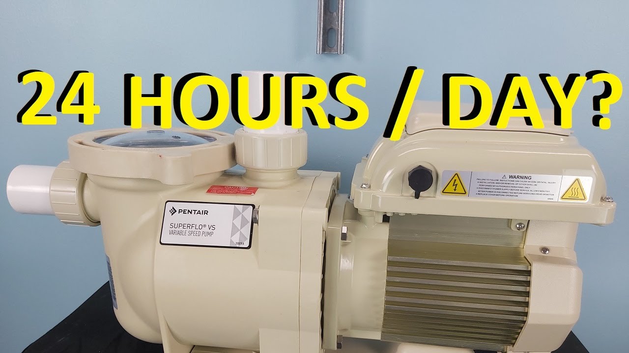 Running a Pool Pump 24 Hours Per Day