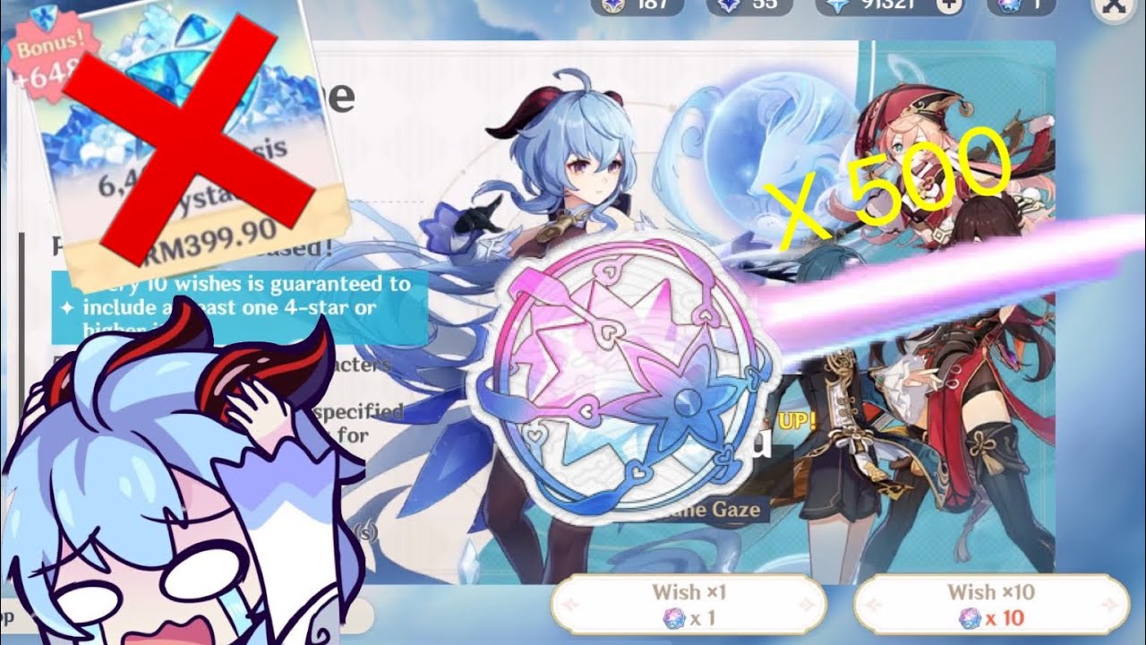 Pulling for C6 Ganyu & Amos ! 600+ saved pull | Genshin Impact