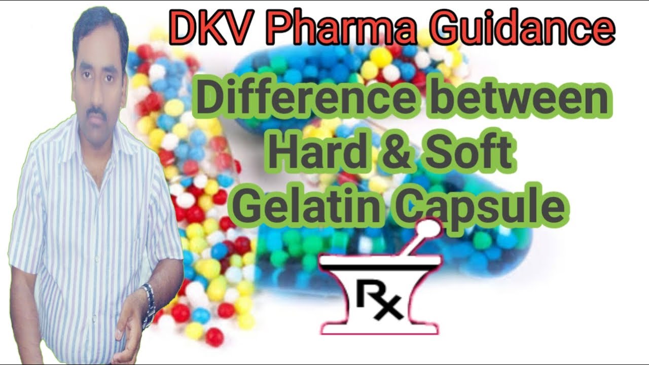 Difference between hard gelatin capsule and soft gelatin capsule| pharmaceutics| pharmacy| GPAT