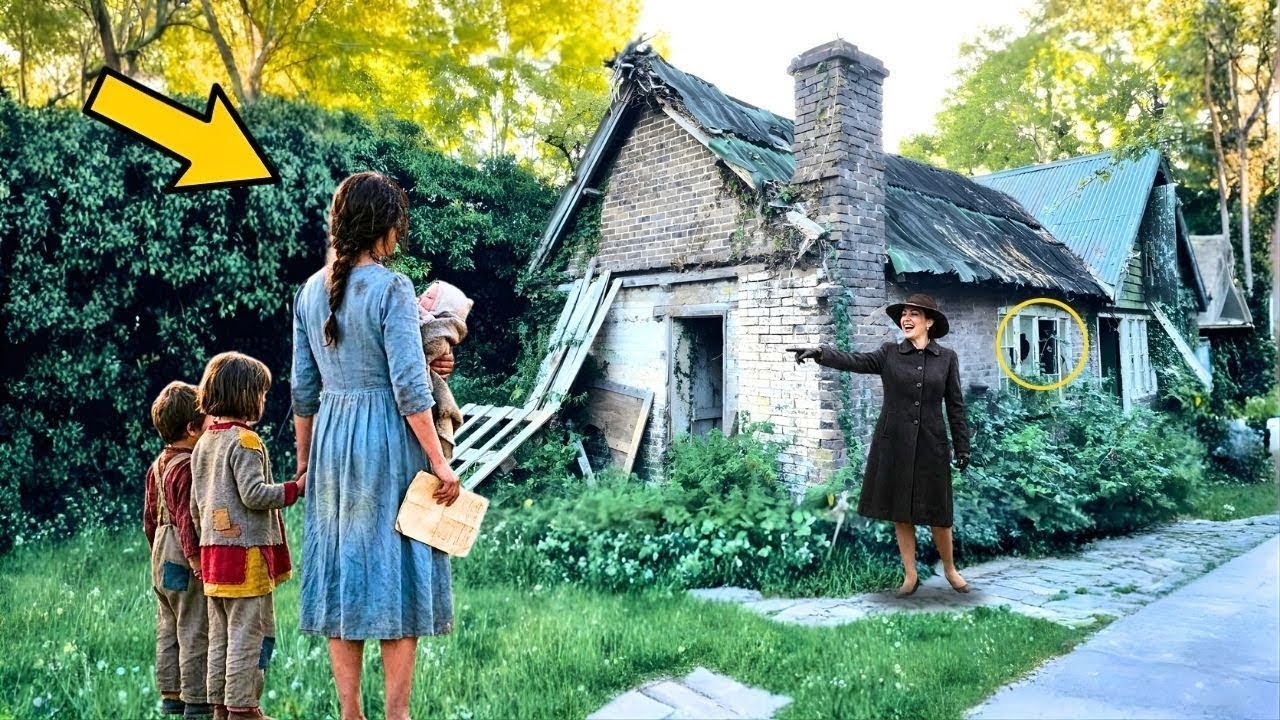 A la viuda, su madre le dejó únicamente una casa vieja como herencia — pero cuando entró, se