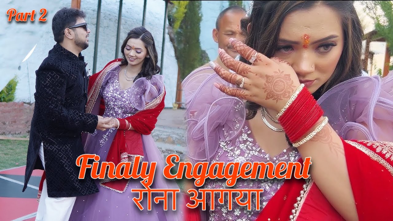 Engagement के दिन रोना आ गया😭  (part 2) #himanikoranga #dailyvlog #youtube