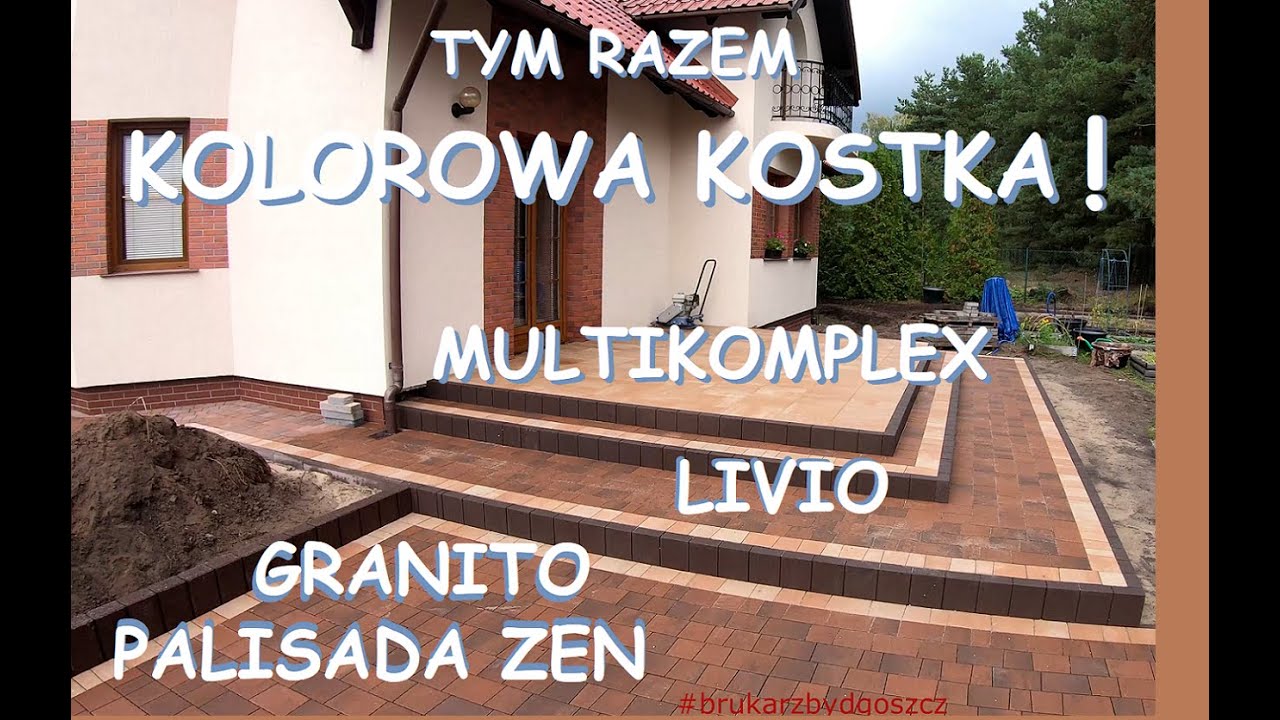 Tym razem Kładziemy Kolory :) Granito i Multikomplex, Kujemy betony #brukarzbydgoszcz