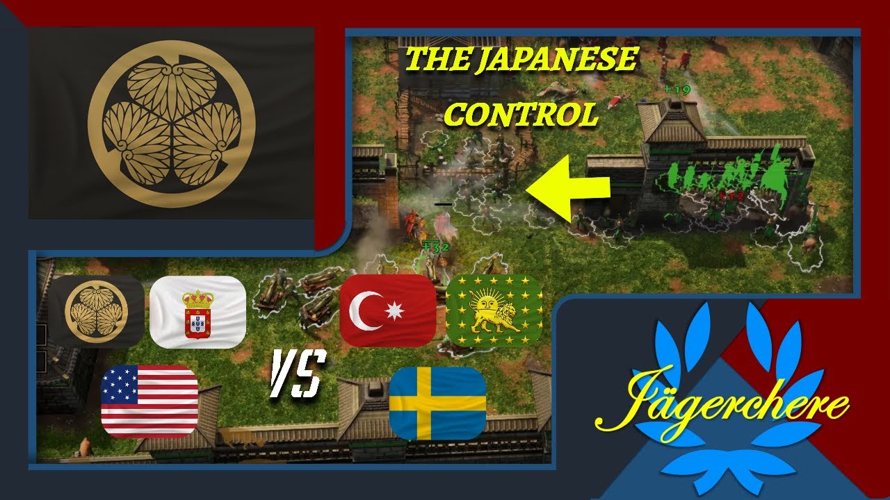 Make Your Enemy Tilted Like This! | 3v3Treaty with Japanese | AOE III: DE