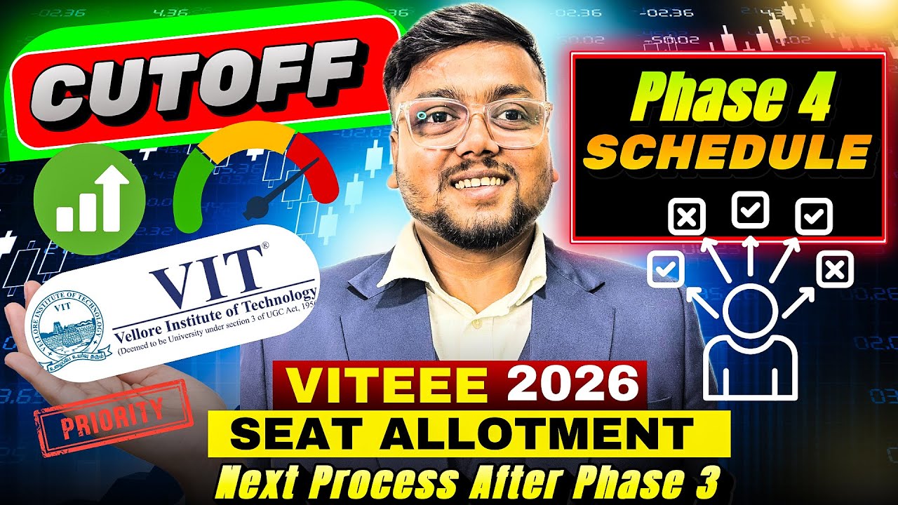 VIT Phase 3 Seat Allotment 2026 out 🤯 | VIT Phase 4 Choice Filling  | VIT Counselling process 2026