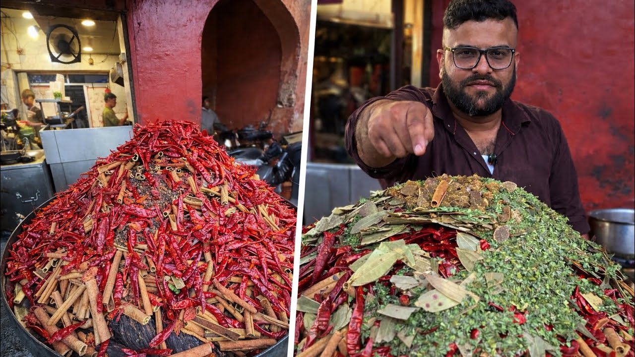 इतना बड़ा मसाला का ढेर 😱 12 Masala 13 Samaan | Dev Hotel Street Food