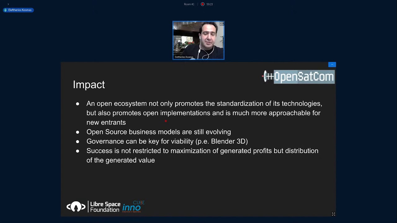 OSCW 2020 - OpenSatCom: Open Source development methodology models
