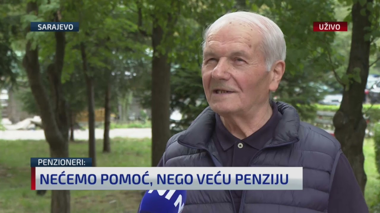 "Penzioneri nam umiru, nemamo ni 10 KM dnevno za život. Nama ne treba sadaka već veće penzije"
