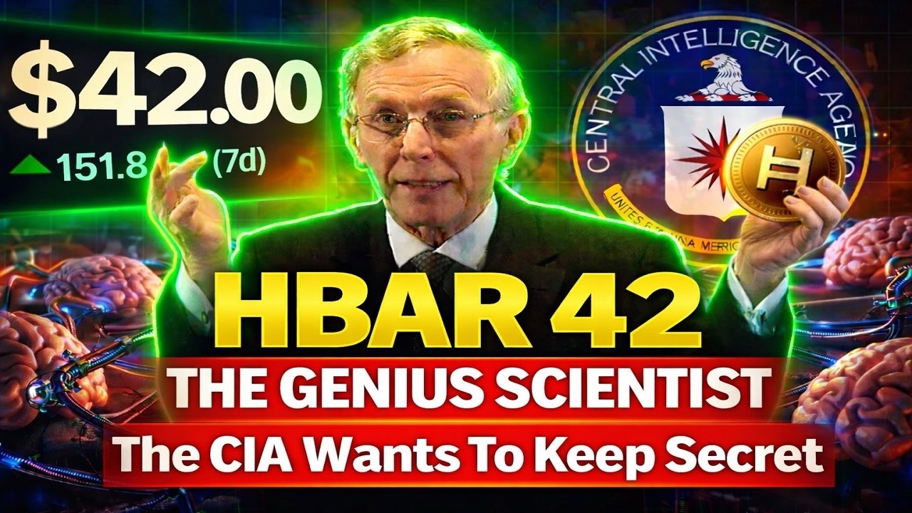 🤐HBAR 42! The Genius Scientist The CIA Wants To Keep Secret!