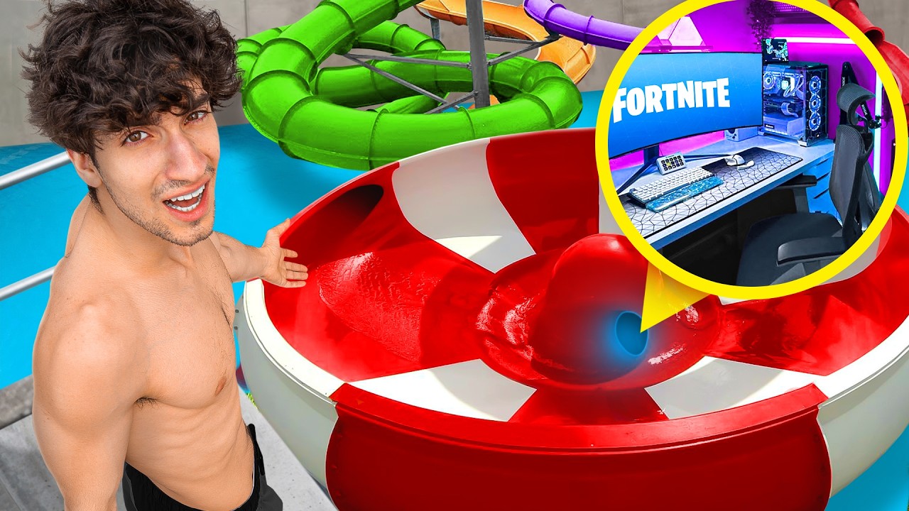GEHEIMEN Gaming Raum im WASSERPARK gebaut 😳