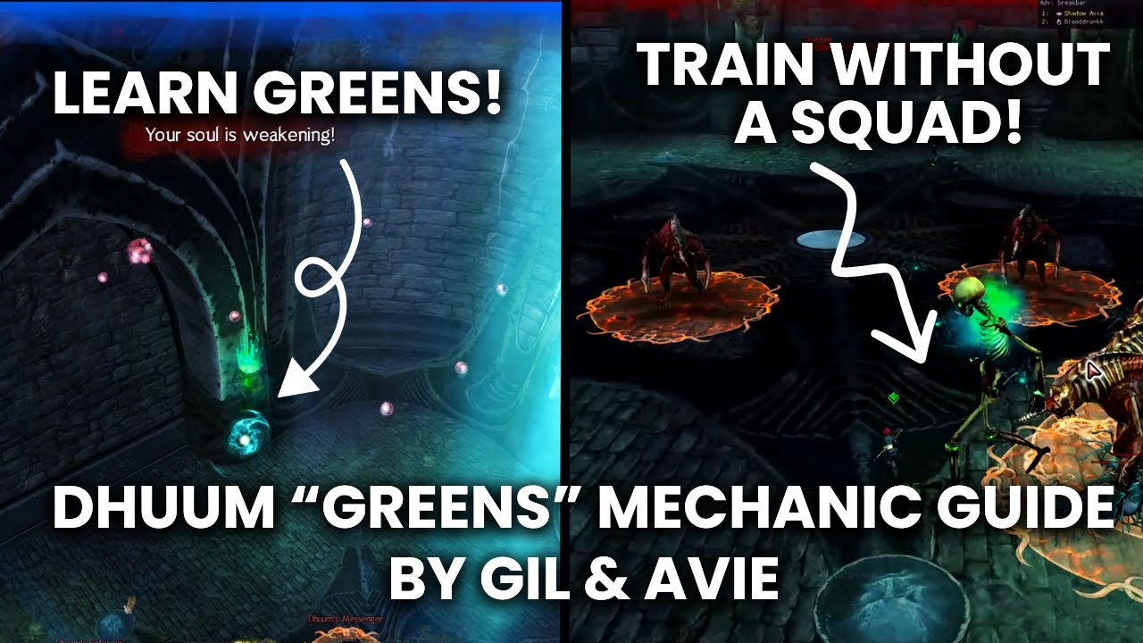 How to do Greens and Train without a squad - DHUUM GW2