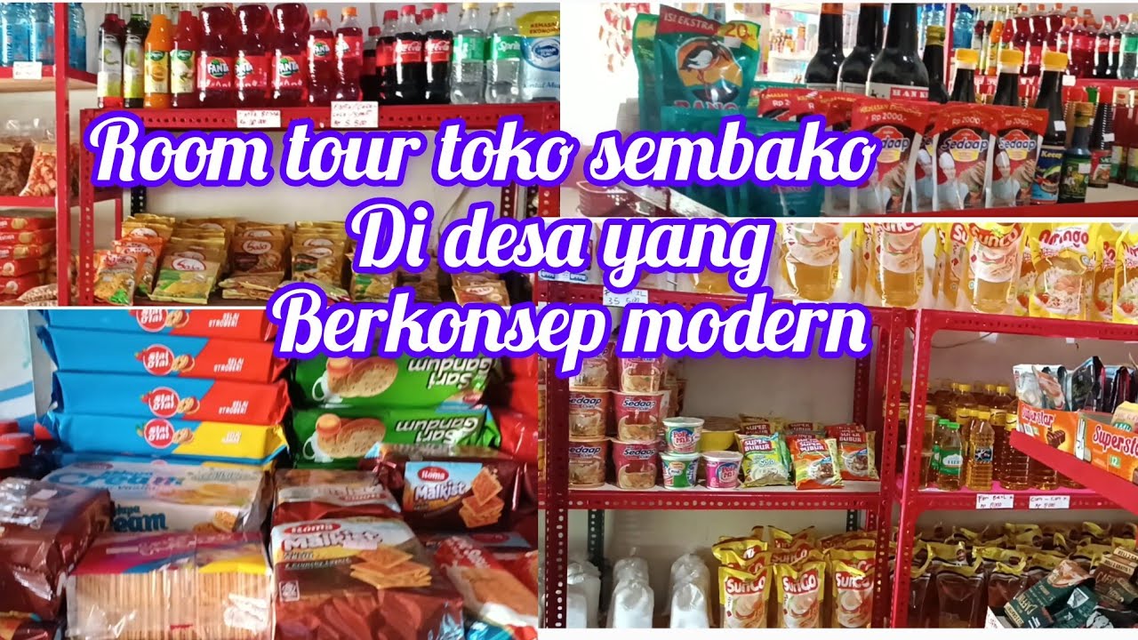 ROOM TOUR TOKO SEMBAKO DI DESA BERKONSEP MODERN