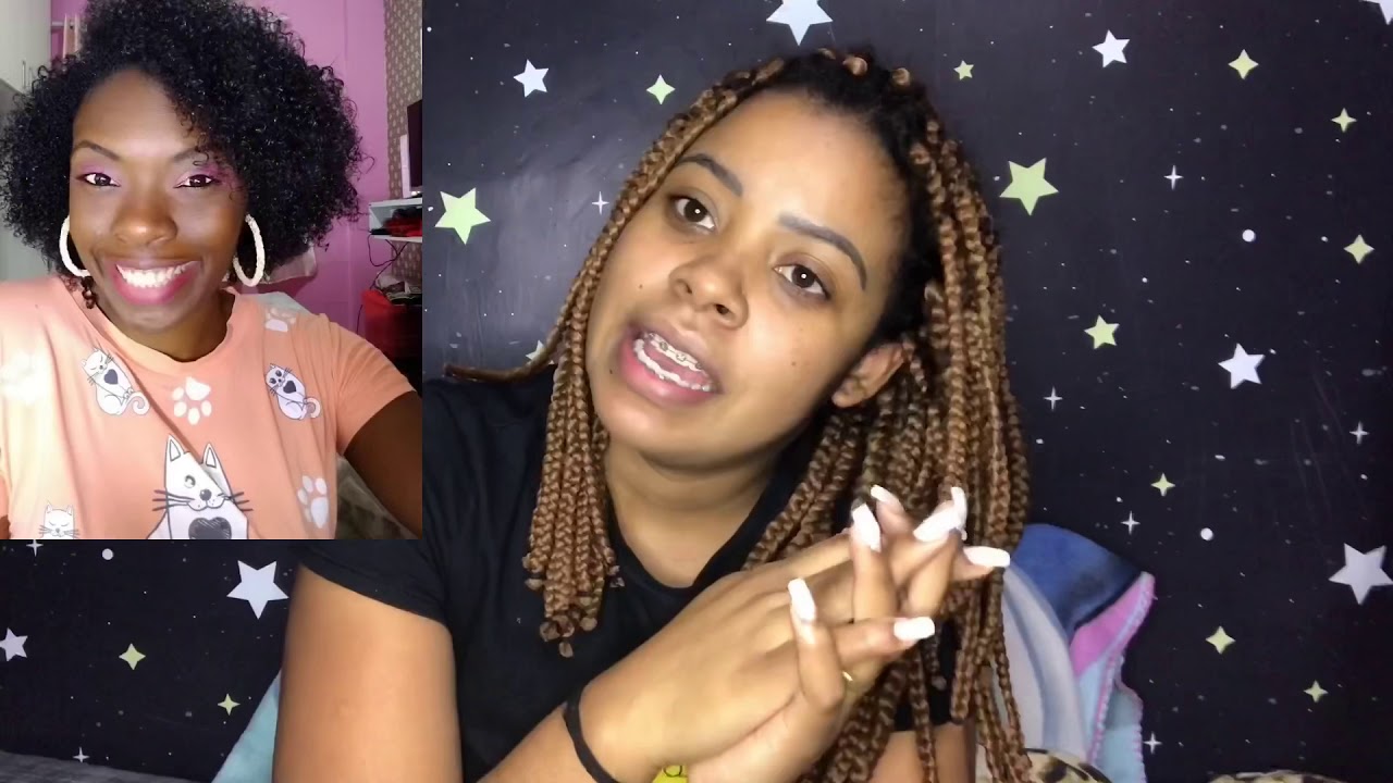 Transição , como o cabelo cresce com tranças ❤️