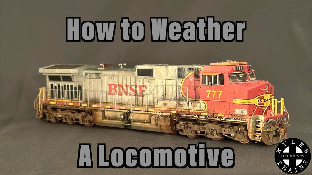 Weathering an HO Scale Locomotive: Athearn Genesis BNSF Dash 9