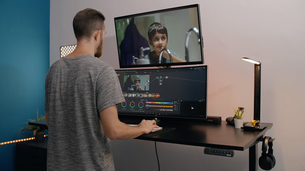 NUOVO SETUP PER LA COLOR con monitor BenQ 4K HDR (PD3220U) || #homeoffice