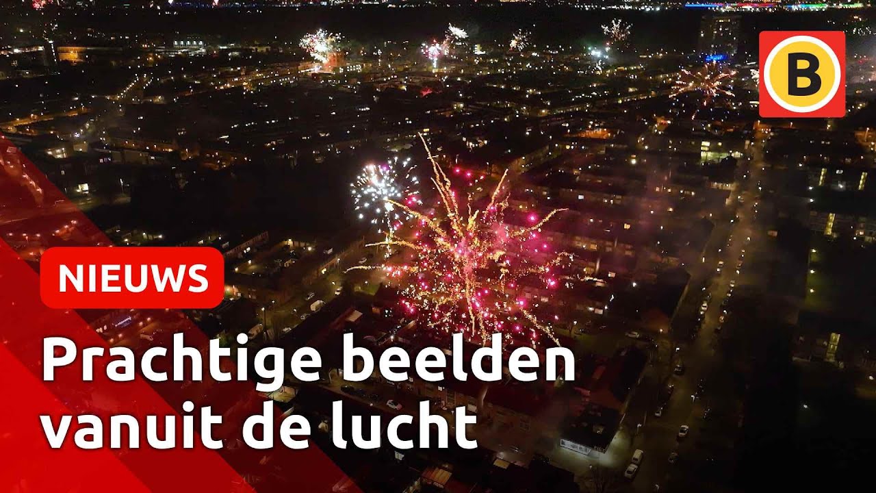 SPECTACULAIRE DRONEBEELDEN van VUURWERK | Omroep Brabant