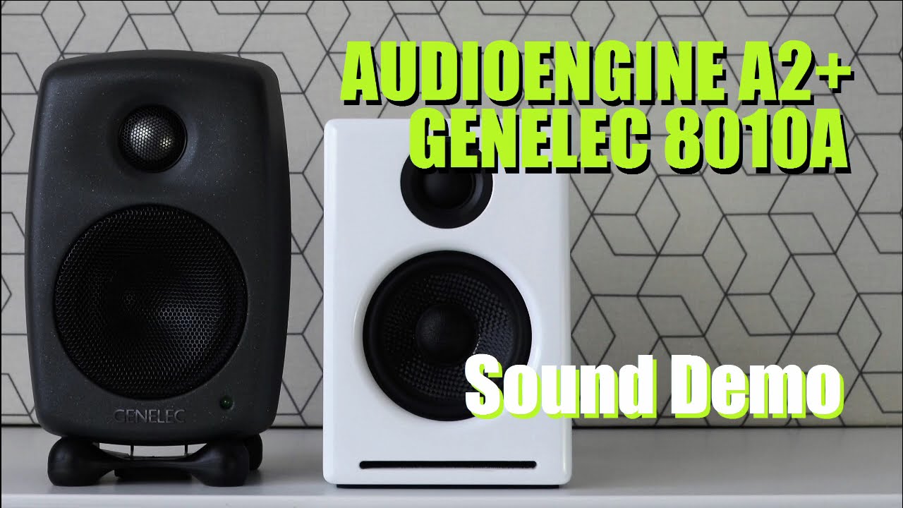 Genelec 8010A (Genelec G One) против Audioengine A2+ || Демонстрация звука с тестом басов