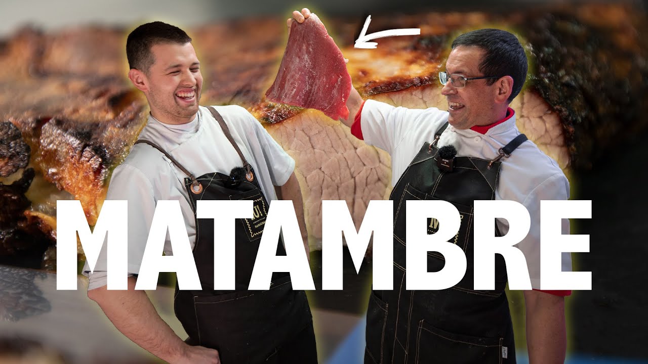 🔥Dos VASCOS cocinan MATAMBRE ARGENTINO | Receta con leche al horno y 