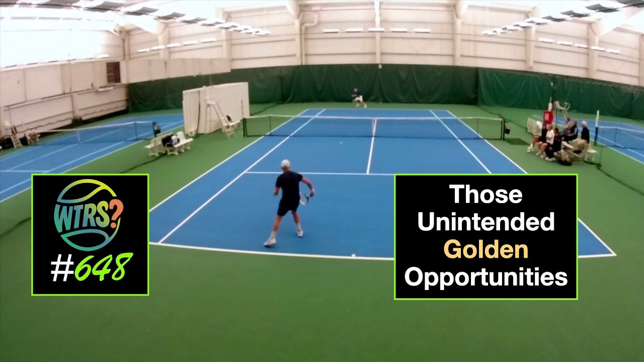 Tennis Topspin Forehand UN-intended Opportunities.  Take FULL Advantage. WTRS? # 648