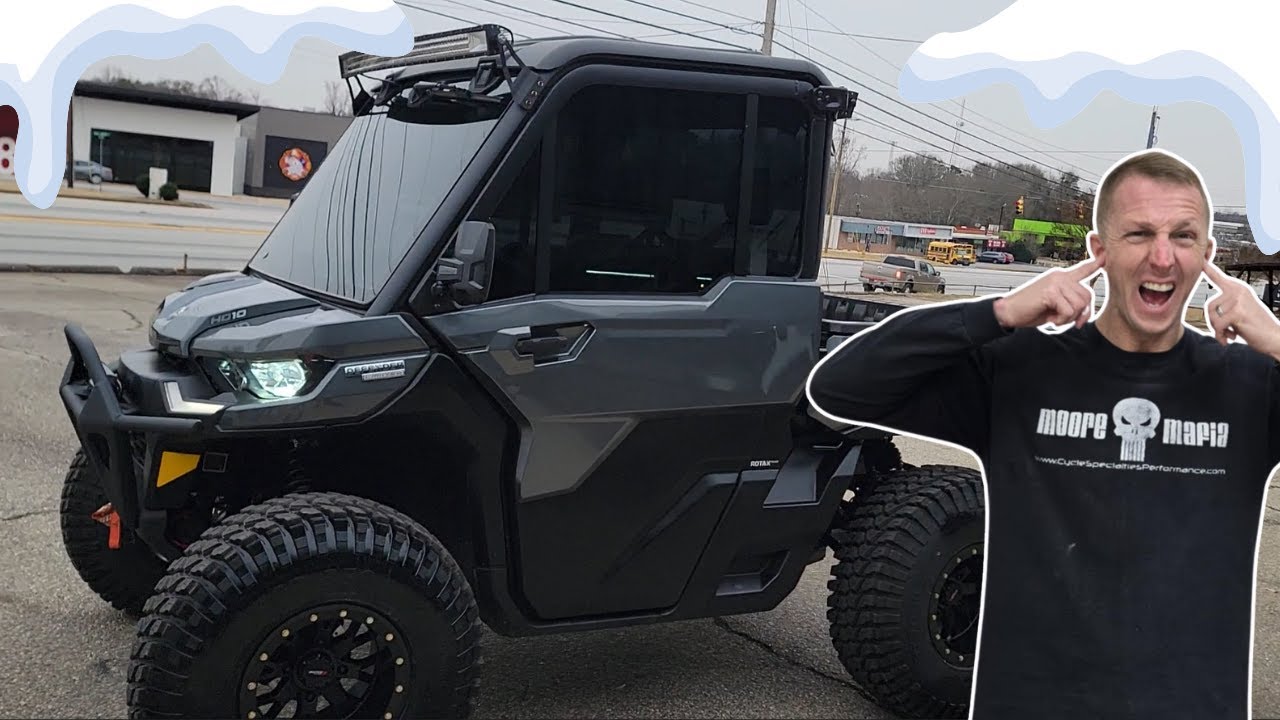 INSANE Memphis Audio System Makes My Can-Am SHAKE THE SNOW!